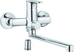 DEANTE Chaber wash basin mixer with hose connection for wall mounting // Chrome // BGC-056M