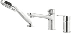 DEANTE Arnika 3-hole bath mixer with shower set // Chrome // BQA-013M 