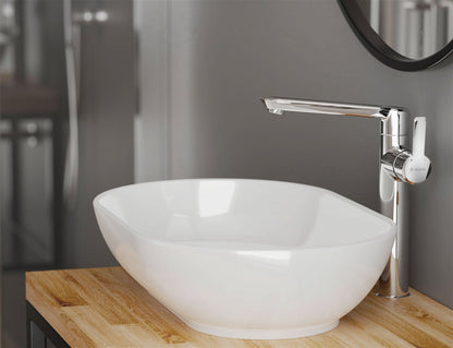 DEANTE Arnika washbasin mixer high with side lever // Chrome // BQA-020K