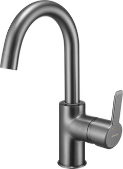 DEANTE Arnika wash basin mixer U-shaped spout // Titanium // BQA-D24M 