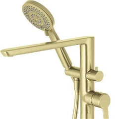 DEANTE Arnika freestanding bath mixer with shower set // brushed gold // BQA-R17M 