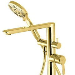 DEANTE Arnika freestanding bath mixer with shower set // Gold // BQA-Z17M