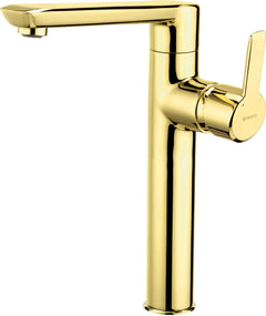 DEANTE Arnika washbasin mixer high with side lever // Gold // BQA-Z20K