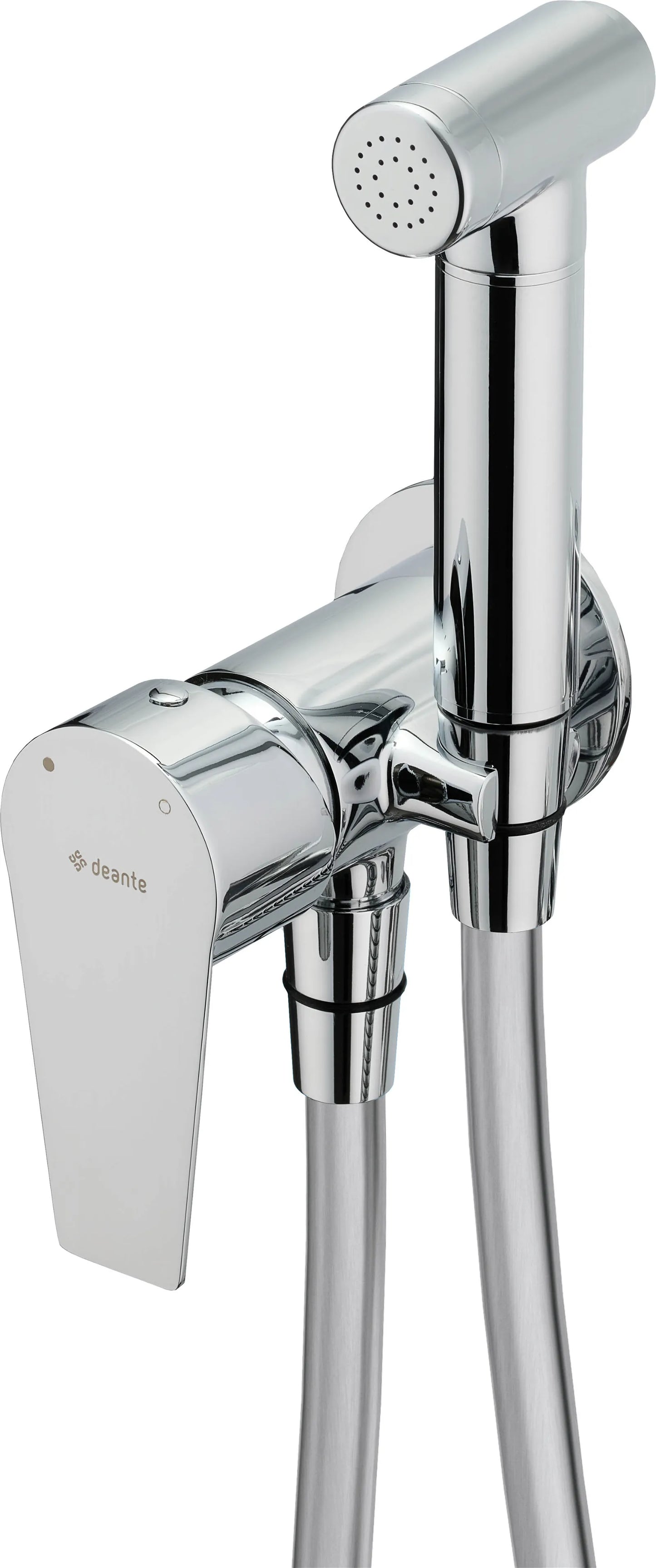 DEANTE Agawa Bidet Armatur mit Bidetta-Handbrause // Chrom // BQG-034M