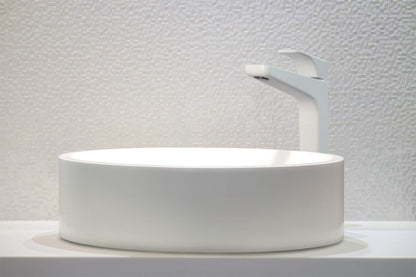 DEANTE Hiacynt high base basin mixer // Bianco // BQH-A20N 