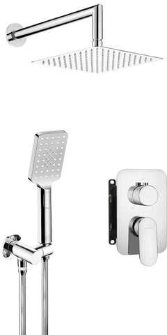 DEANTE Alpinia shower set concealed with mixer tap BOX // Chrome // BXYZ0GAM 