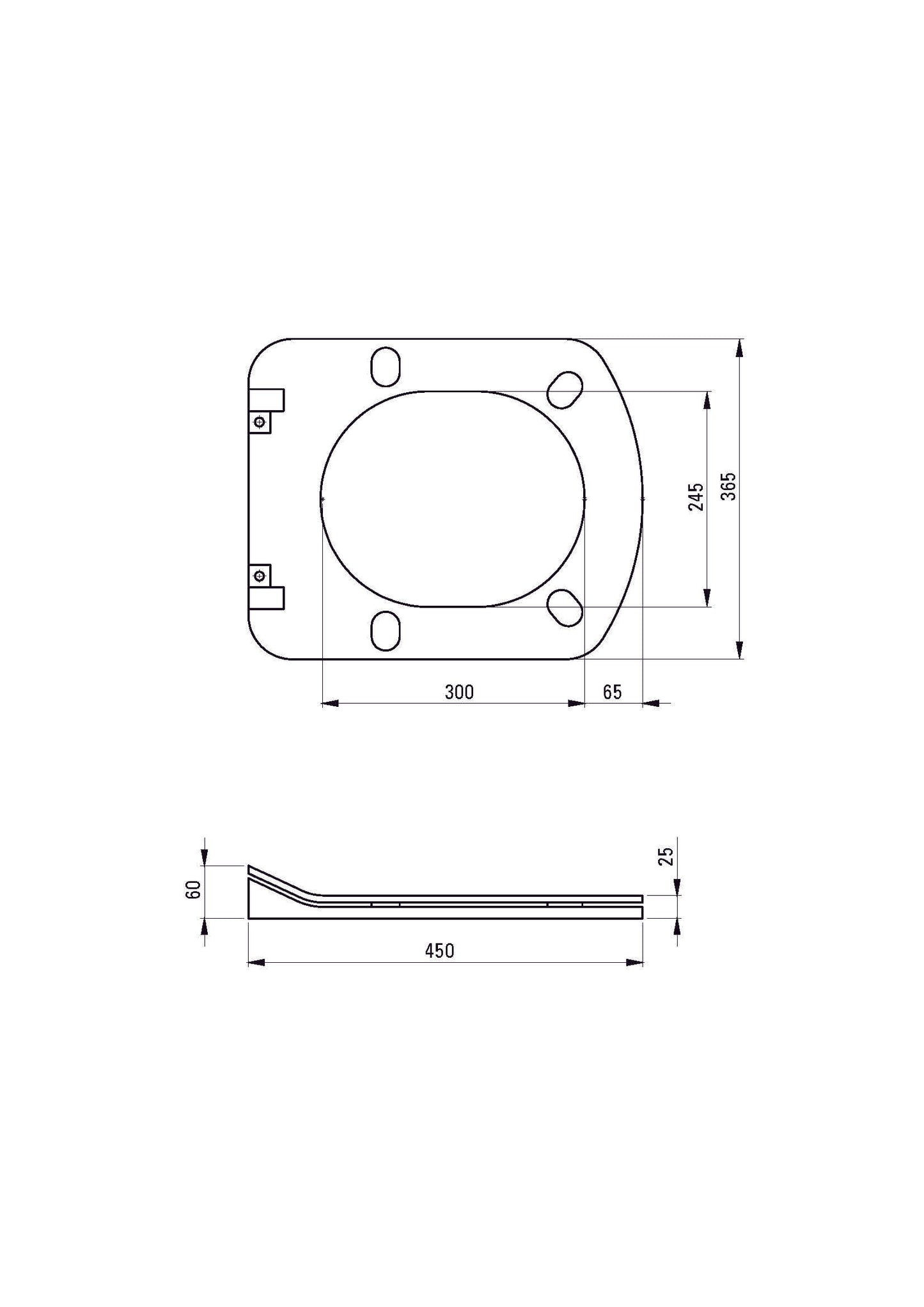 ASIENTO DE INODORO SLIM CON CIERRE SUAVE PARA ANEMON ZERO BLANCO