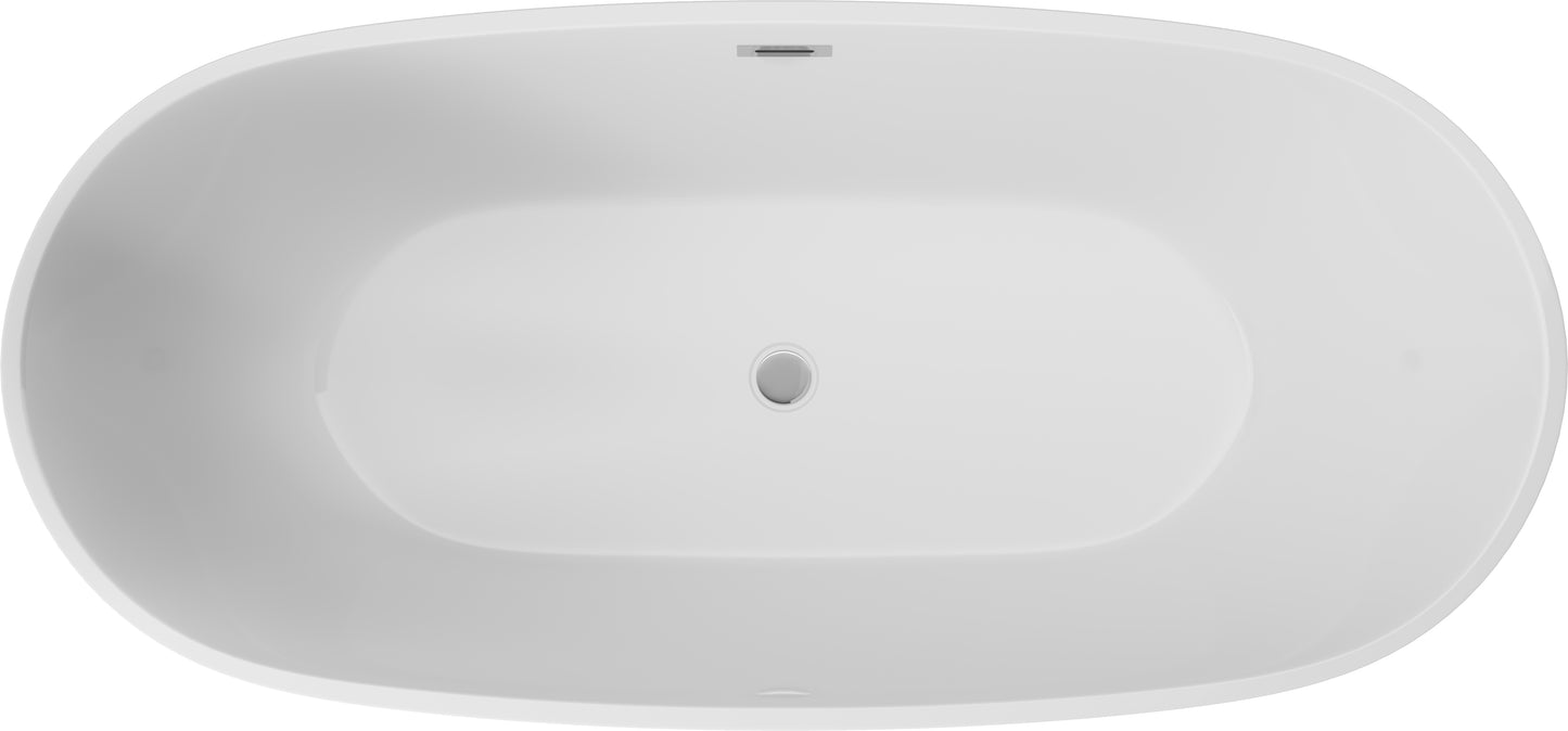 DEANTE Alpinia Freestanding Bathtub Oval - 170 cm // White // KDU-017W 