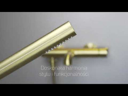 DEANTE Silia 4-hole bath mixer with shower set // brushed gold // BQS-R14M 