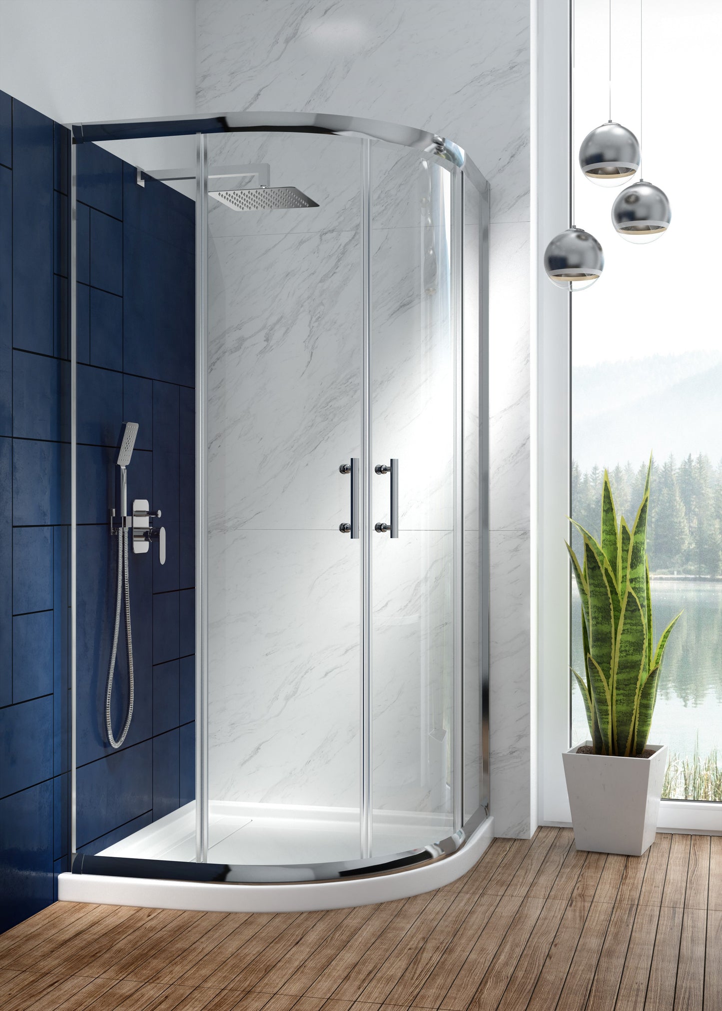 DEANTE Alpinia shower set concealed // Chrome // NAC-09LP 